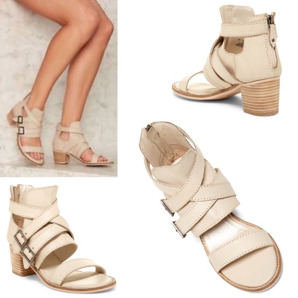 BUCKLE open toe strappy booties - Picture 4 of 6